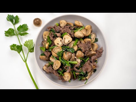 Cách Làm Thịt Bò Xào Nấm Rơm, Đơm 5 Bát Cơm Cũng Hết