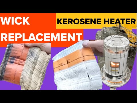 Ersetzen eines Dochtes einer Petroleumheizung