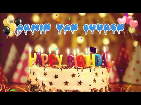 ARMIN VAN BUUREN Happy Birthday Song – Happy Birthday to You