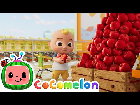 Apples & Bananas at the Grocery Store | CoComelon Kids Songs & Nursery Rhymes