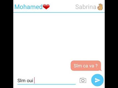Mohamed o sabrina Message / 7al9a l2oula