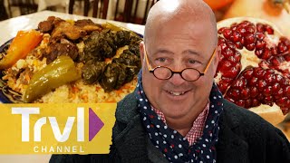 Pomegranates & Uzbek Eats in Kazakhstan | Bizarre Foods with Andrew Zimmern | Travel Channel