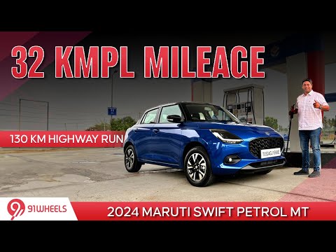 2024 Maruti Swift Mileage Run || We Got 32kmpl Fuel Economy From Petrol Manual On A 130km Run