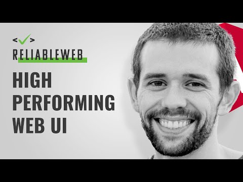 High-Performance Web UI with Web Components | Cory Rylan | Reliable Web Summit 2021
