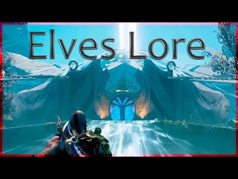 Visiting Alfheim with Mimir | God of War Game | Dark Elves and Light Elves