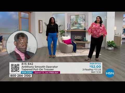 Antthony Smooth Operator Tapered PullOn Trouser