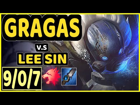 SKEANZ (GRAGAS) vs LEE SIN - 9/0/7 KDA JUNGLE CHALLENGER GAMEPLAY - EUW