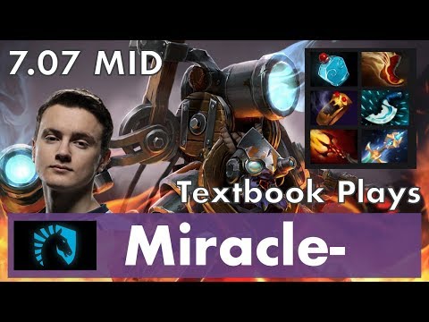 Miracle- Tinker MID | Textbook Plays | 7.07 Update Patch Dota 2 Gameplay Pro MMR