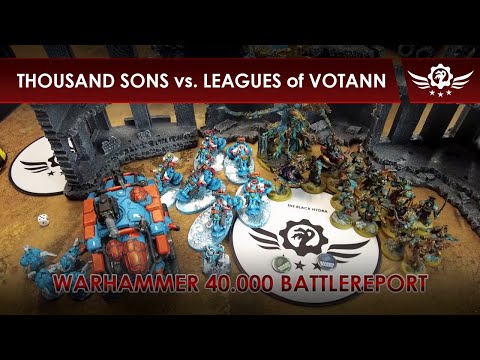LVO23 - THOUSAND SONS vs. LEAGUES OF VOTANN - TURNIERLISTENTEST- WH40K - Battlereport - 185 [DE/GER]