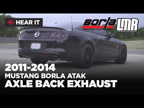 2011-2014 Mustang GT Borla ATAK Axle Back Exhaust Sound Clip