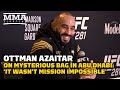 Ottman Azaitar Talks Mysterious Bag In Abu Dhabi: ‘It Wasn’t Mission Impossible’ | UFC 28