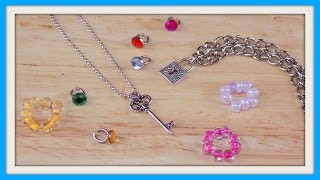 DIY Miniature Doll Jewelry - How to Make Dollhouse, Barbie, MLP, LPS Crafts &amp; Stuff