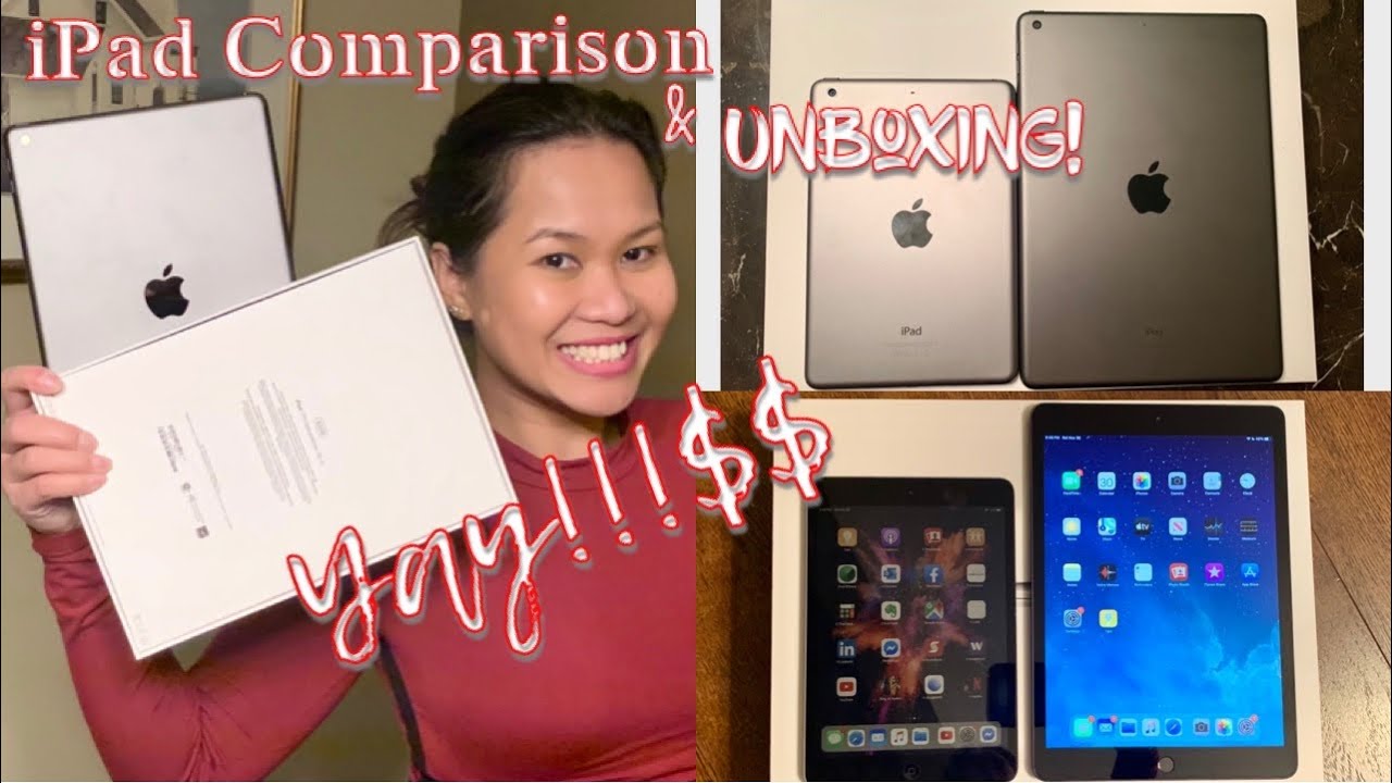 iPad 10.2 Unboxing and comparison with iPad Mini
