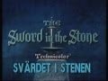 Opening To The Sword In The Stone The First Swedish Rent VHS Release In 1986