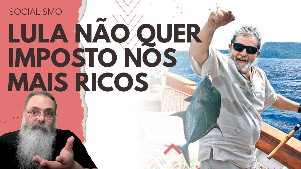 LULA e HADDAD FINGEM que QUEREM imposto sobre os MAIS RICOS, mas o PLANO deles é ROUBAR POBRE MESMO