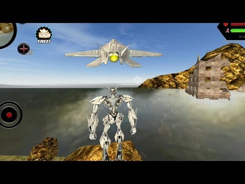 Robot Shark - (Airplane Robot Fight Boss Car Robot) AirPlane Fly And Attack Robot - Android Gameplay