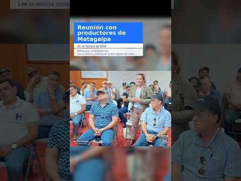 Reunión con productores de Matagalpa