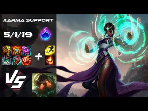 SUPPORT Karma vs Nautilus - NA Challenger Patch 14.9