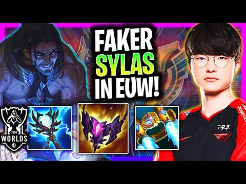 FAKER IS A BEAST WITH SYLAS IN EUW SERVER! | T1 Faker Plays Sylas Mid vs Leblanc!  Worlds Bootcamp