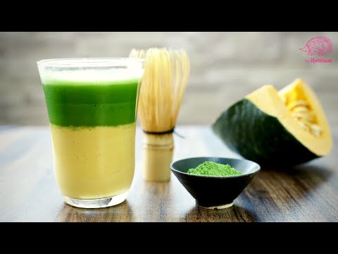 Pumpkin Matcha Latte Recipe | カボチャ抹茶ラテ