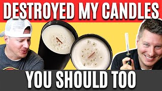 Make Your Candles Better By Ruining Them? | The Secret's in the Holes! | Relief Holes & Sinkholes