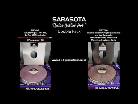 Sarasota "We're Gettin' Hot" Double Pack 12" - Includes Original 1996 Mix & Maximum Project 1997 Rmx