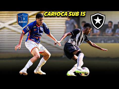 JOGO Audax vs Botafogo - carioca sub 15