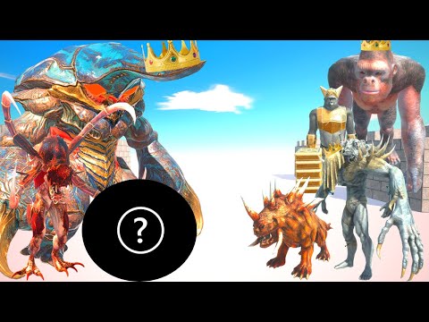 KING RANTHORN, FAKE KING RANTHORN, ALIENS & FAKE ALIENS VS KING GORO, INFERNALS, PRIMATES & INFERNAL