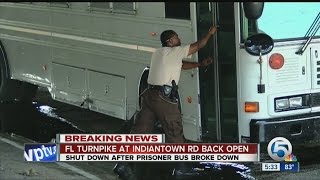 Turnpike lanes in Jupiter reopen