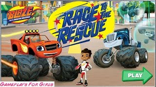 preview picture of video '♥ Blaze : Race to the Rescue Games ♥ Full Episode Games'