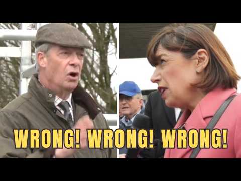 Angry Farage SHOUTS At Sky News Female Journalist Over Tax Cuts!