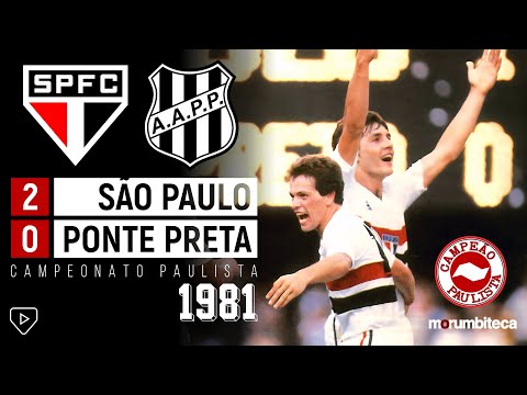 São Paulo 2x0 Ponte Preta - 1981 - SECOND SOCCER PLAYING MACHINE PAULISTA CHAMPIONSHIP!🏆🏆