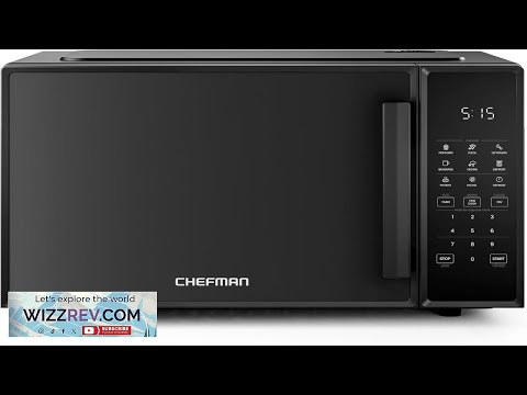 Chefman Countertop Microwave Oven 0.9 Cu. Ft. 900 Watts with 10 Power