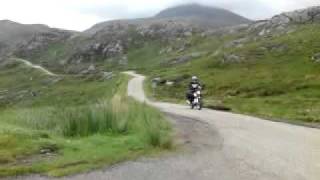 preview picture of video 'Honda CG125 Trip round West Coast of Scotland July 2010'