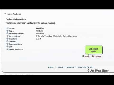 f How to install third party modules in DotNetNuke