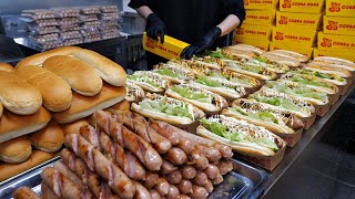 미국 푸드트럭에서 시작된! 정통 아메리칸 스타일 핫도그 / american style hot dog sandwich / korean street food