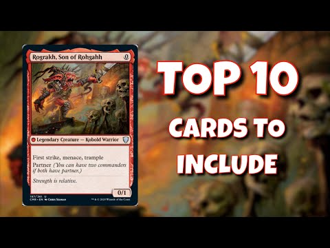 Rograkh, Son of Rohgahh COMMANDER - Top 10 cards!!