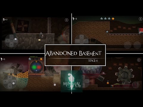 【MINIMAL ESCAPE】STAGE 6 ABANDONED BASEMENT ALL STARS LOCATIONS