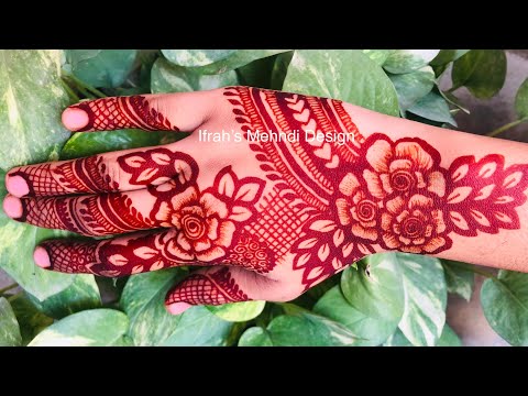 Rose Mehndi Design || Mehndi Design || Ifrah’s Mehndi Design