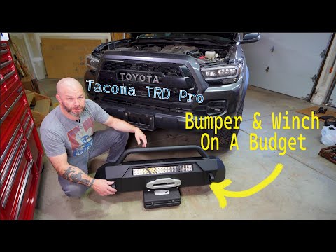 Body Armor Hi-Line Front Bumper Install On A 3rd Gen Taco TRD Pro. The Easy Way!