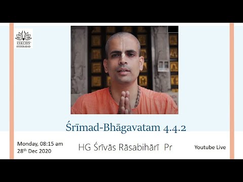 Śrīmad-Bhāgavatam 4.4.2 - Sati's Womenly Nature - by HG Śrīvās Rāsabihārī Pr