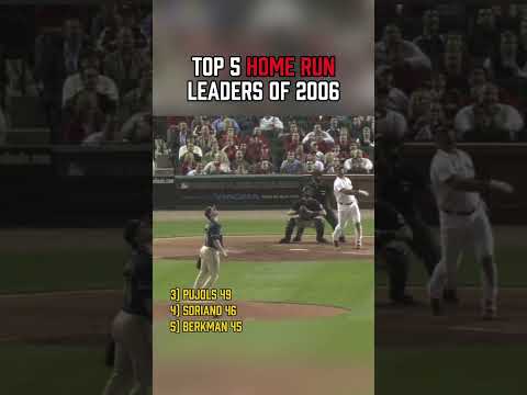 The 2006 Home Run Race Was ABSOLUTE CHAOS 💣