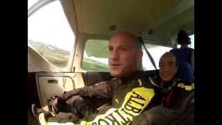 preview picture of video 'Lancio paracadutismo in tandem Acqui Terme (19-07-2014)'