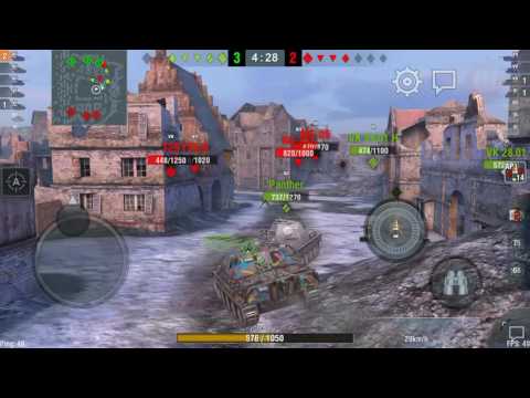 Jagdpanther Gameplay---World Of Tanks Blitz EU#4