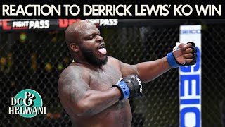 DC & Helwani react to Derrick Lewis’ KO of Curtis Blaydes | ESPN MMA video