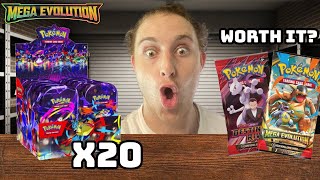 Do Mega Evolution Mini Tins Have a Good Hit Rate? (Unboxing x20 Mega Evolution Mini Tins!)