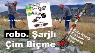 Robo Şarjlı Çim Biçme Makinesi