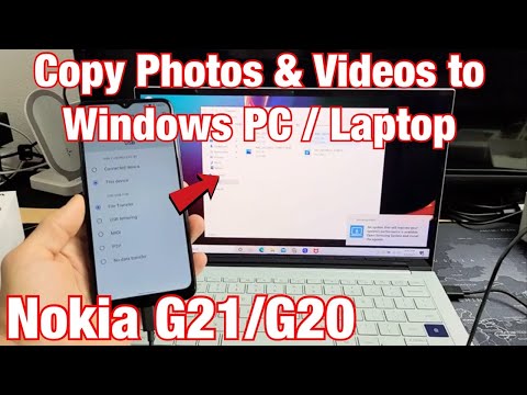 Nokia G21/G20: How to Transfer Photos & Videos to Windows PC, Laptop, Computer w/ Cable