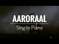 Aaroral Pularmazhayil Pattalam Sing To Piano Karaoke With Lyrics Athul Bineesh