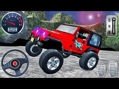 Offroad Jeep Driving Short Adventure - Mountain Uphill Car Stunt Simulator - Android GamePlay